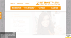 Desktop Screenshot of internetfabrik.de